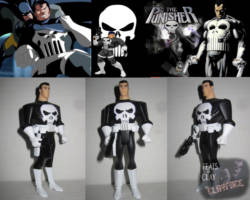 The Punisher ( JLU Style ) (Justice League Unlimited) Custom Action Figure
