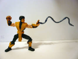 Super Hero Masher Scorpion (Mortal Kombat) Custom Action Figure