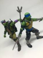 Playmates TMNT 2 Blackwashed Turtles (Teenage Mutant Ninja Turtles) Custom Action Figure