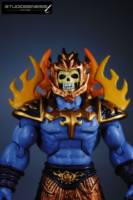 FIRE ARMOR SKELETOR  evil lord of fire and destruction!!! (Masters of the Universe) Custom Action Figure