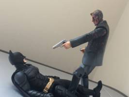 Movie Masters Dark Knight Two Face (Movie Masters) Custom Action Figure