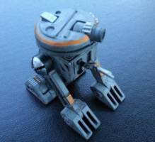 T3-M4 Droid 3d Printed Kotor (Star Wars The Old Republic) Custom Action Figure
