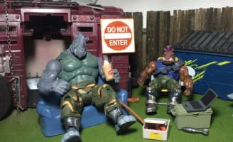Rocksteady (Teenage Mutant Ninja Turtles) Custom Action Figure