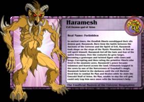 HARAMESH  evil demon god of avion (Masters of the Universe) Custom Action Figure