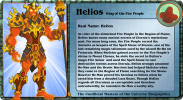 HELIOS king of the fire people (Masters of the Universe) Custom Action Figure