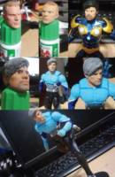 Age Of Ultron - Quicksilver (Marvel Legends) Custom Action Figure [Making of the new head!]