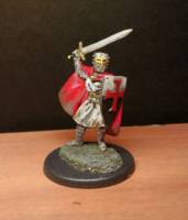 Templar Knight (Original) Custom Miniature / Figurine [Angled Shot]