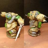 Large Stitch Golem (Original) Custom Miniature / Figurine [Side Shots]