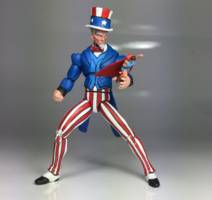 Uncle Sam with Dollman (DC Infinite Heroes) Custom Action Figure