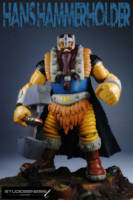 HANS HAMMERHOLDER heroic hammer wielding ally of vikor (Masters of the Universe) Custom Action Figure