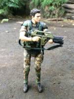 Chris Redfield as Colonial Marine (Aliens) Custom Action Figure [Chris Redfield as Colonial Marine]