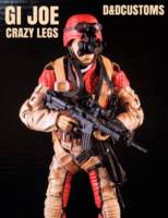 GI JOE CRAZY LEGS 6" 1:12th Scale (G.I. Joe) Custom Action Figure