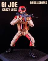 GI JOE CRAZY LEGS 6" 1:12th Scale (G.I. Joe) Custom Action Figure [CUSTOM GI JOE MARVEL LEGENDS BLACK SERIES STYLE 6" INCH CRAZY LEGS 1:12th SCALE]