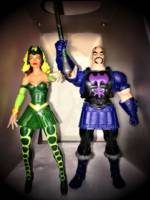 Enchantress (Marvel) Custom Action Figure [Marvel Legends Enchantress with Executioner]