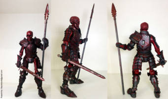 Mythic Legions: Lord Clavian Blood Magic Skeleton Warrior (Mythic Legions) Custom Action Figure