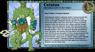 CERATUS sub-ternian leader of the caligars (Masters of the Universe) Custom Action Figure