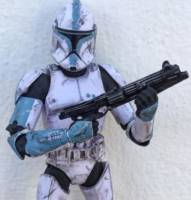 Battle damaged Clone Lieutenant (Star Wars) Custom Action Figure