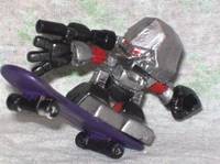 Skateboarder Megatron (Teck Deck) Custom Miniature / Figurine