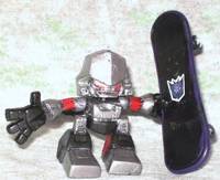 Skateboarder Megatron (Teck Deck) Custom Miniature / Figurine