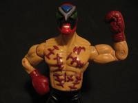 StrongBad-Severe Knife Fight Damage Variant (Wrestling) Custom Action Figure