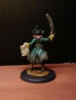 Vandora Waverunner (Original) Custom Miniature / Figurine [Back]