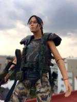 Chell as Colonial Marine (Aliens) Custom Action Figure [Chell as Colonial Marine]