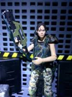 Chell as Colonial Marine (Aliens) Custom Action Figure [Chell as Colonial Marine]