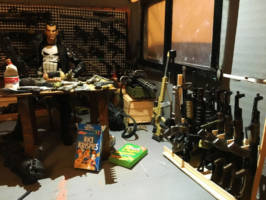 Punisher Armory/Hideout Diorama (Marvel Legends) Custom Diorama / Playset [Armory]