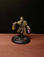 Sherlock Holmes (Original) Custom Miniature / Figurine [Angled]