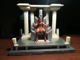 Platinum Throne mini diorama (Mythic Legions) Custom Diorama / Playset