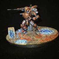 Infinity Anaconda, The Bronze Ancient (Warhammer) Custom Miniature / Figurine