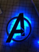 Light-Up 'Avengers' Base (Marvel Select) Custom Diorama / Playset [Halfway Done (front face)]