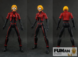 Jessica Drew Ultimate Black Widow (Marvel Legends) Custom Action Figure