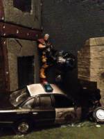 Hbm City (Marvel Universe) Custom Diorama / Playset [3.75" Figure Scale Playset]