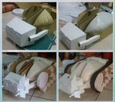 Dark Knight Returns' Batmobile/ Bat Tank (Batman - Dark Knight Returns) Custom Vehicle