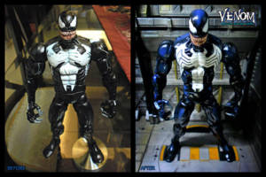 Venom (Repaint) (Marvel Legends) Custom Action Figure