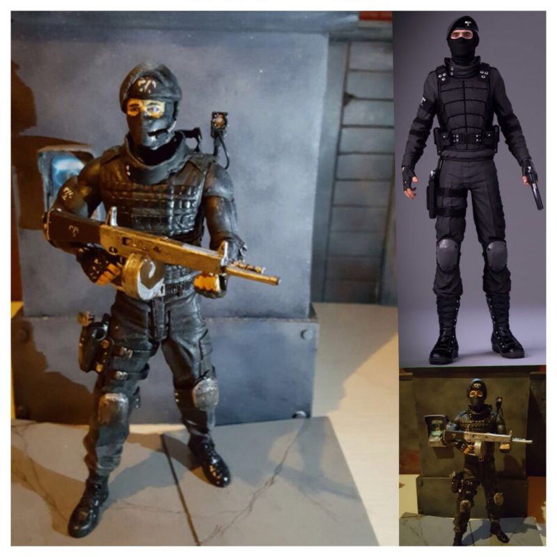 Arkham Tyger Guard (Batman - Arkham City) Custom Action Figure