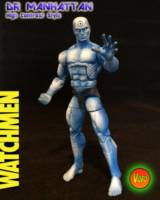 Dr Manhattan (High Contrast) (Marvel Legends) Custom Action Figure
