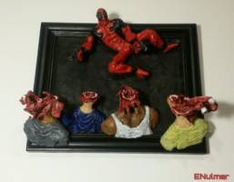 Primal Rage, Doom, Batman, and Deadpool (Batman) Custom Statue / Bust [bang bang!!!]