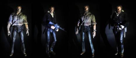 Rick Grimes The Walking Dead TV SERIES MEZCO Ft NECA Style (Walking Dead) Custom Action Figure [2]
