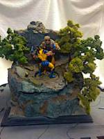 Wolverine and Sabertooth Dio (Marvel) Custom Diorama / Playset