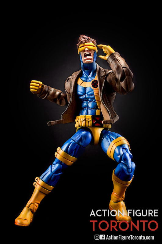 Jim Lee Cyclops with Magnetized Interchangeable Jacket (Marvel Legends)  Custom Action Figure