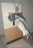 Freddy Krueger, Jennifer's Death Scene (Nightmare on Elm Street) Custom Diorama / Playset