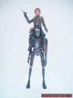 Jyn Erso [Repaint] (Star Wars) Custom Action Figure [Jyn Erso K-2SO shoulder ride]