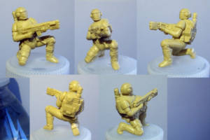 Space Trooper (X-Panders) Custom Miniature / Figurine