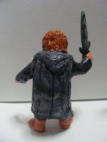 The Chubby Halfling(figurine) No.II (Lord of the Rings) Custom Miniature / Figurine [Sam, Back View]