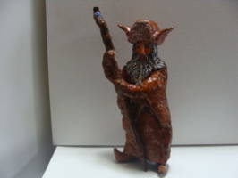 Brown Wizard (figurine)No.II (Hobbit) Custom Miniature / Figurine