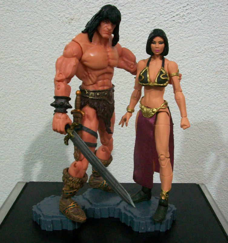Conan and Zenobia (Conan) Custom Action Figure