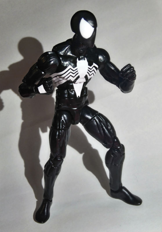 Spider-man Marvel Legends Style Black Venom Symbiote Custom Action Figure 