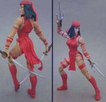 Elektra and Daredevil (Marvel Legends) Custom Action Figure
